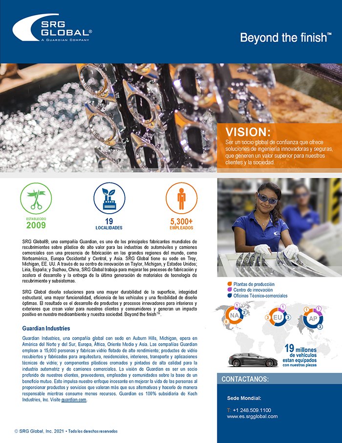 SRG Global Fast Facts - Español